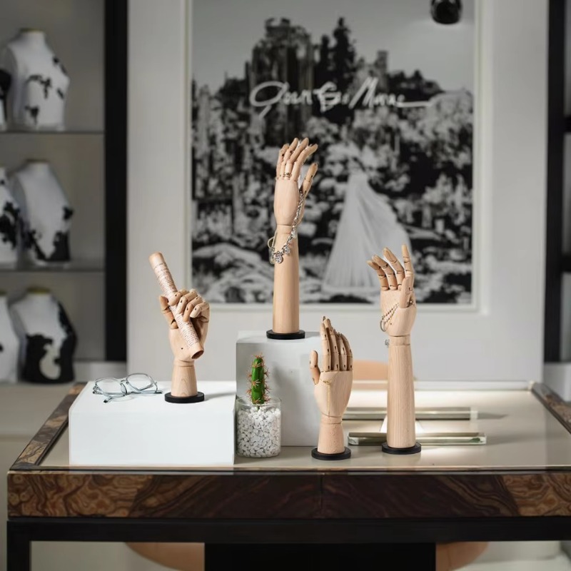 Solid Wood Hand Mannequin Rack - огляд і ціна Body Jewelry Store