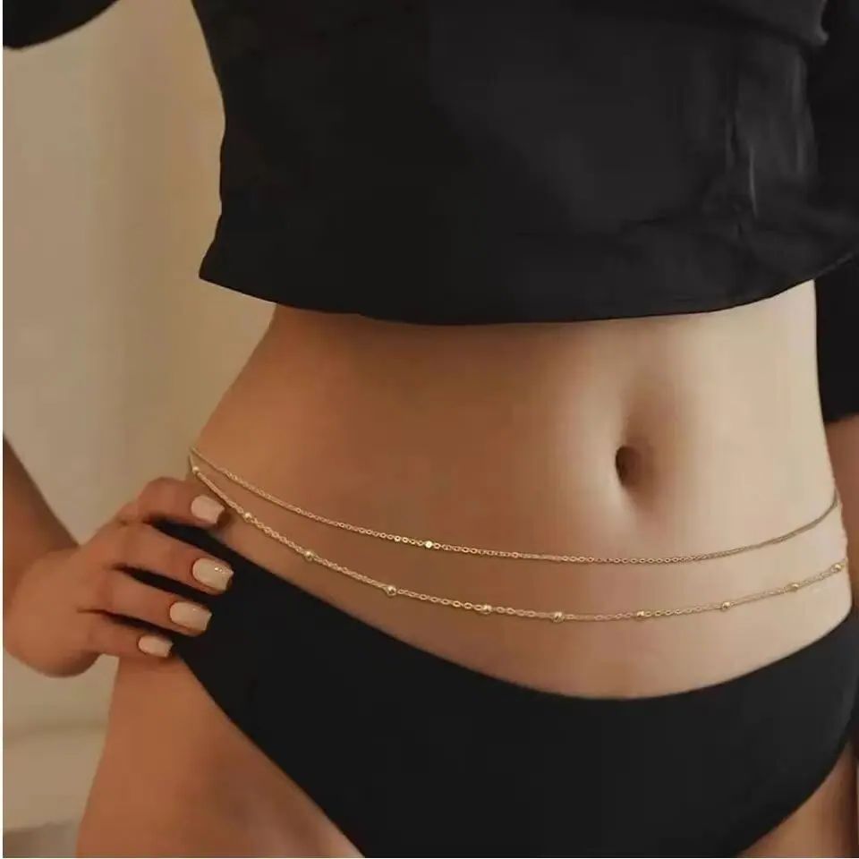 HipHop Double Layers Belly Cha - огляд і ціна Body Jewelry Women