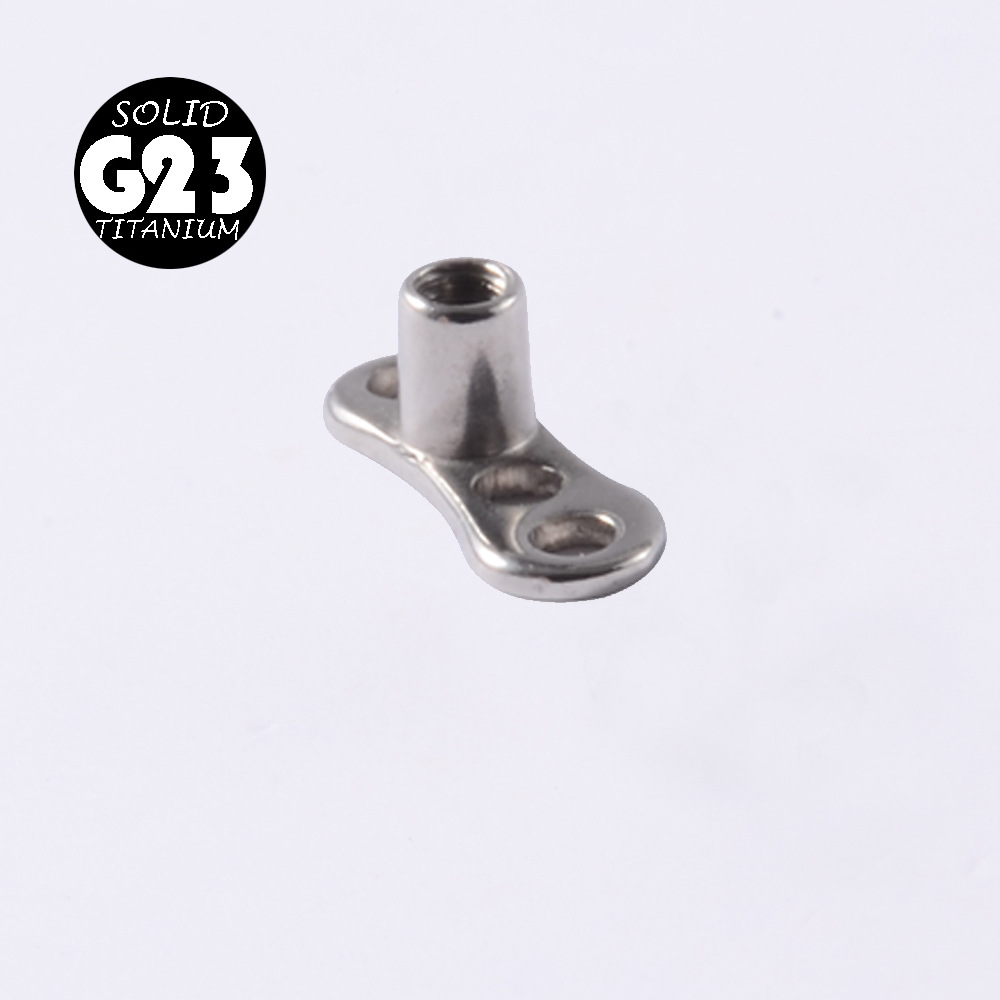20pcs G23 Solid Titanium & Sur - огляд і ціна Dermal Anchor Top