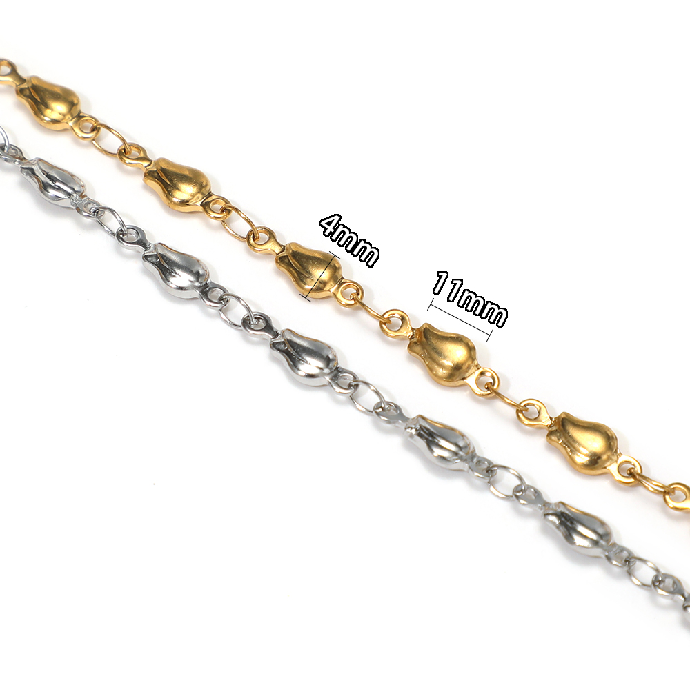 1 Meter Stainless Steel Flower - огляд і ціна Body Jewelry Chains