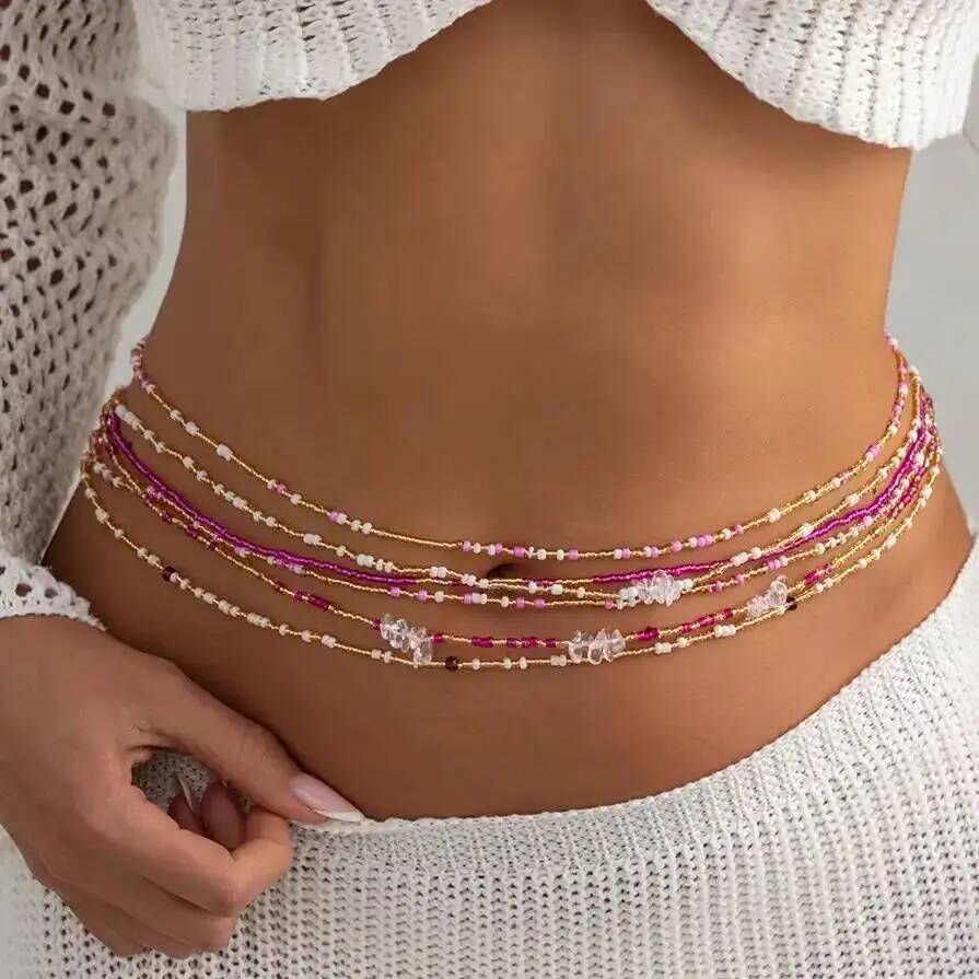 SHIXIN 6Pcs/Set Boho Colorful  - огляд і ціна Body Jewelry Women