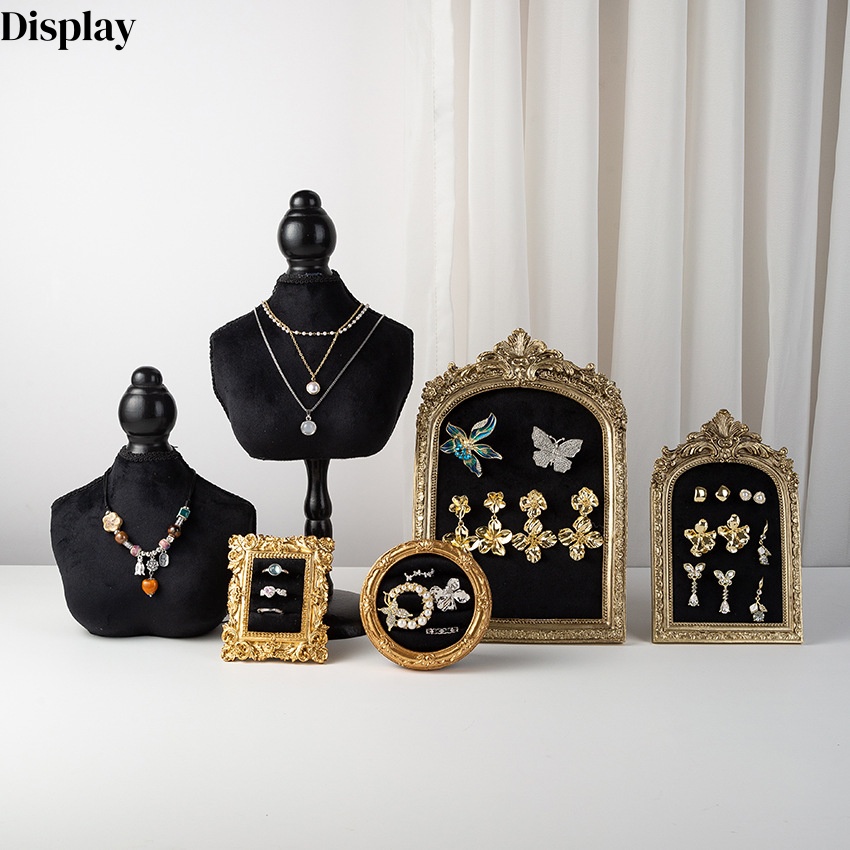 Black Velvet Bust Form Jewelry - огляд і ціна Body Jewelry Store