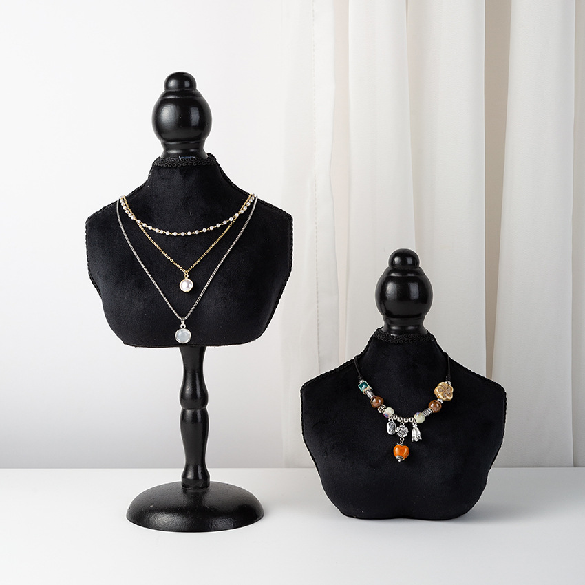 Black Velvet Bust Form Jewelry - огляд і ціна Body Jewelry Store